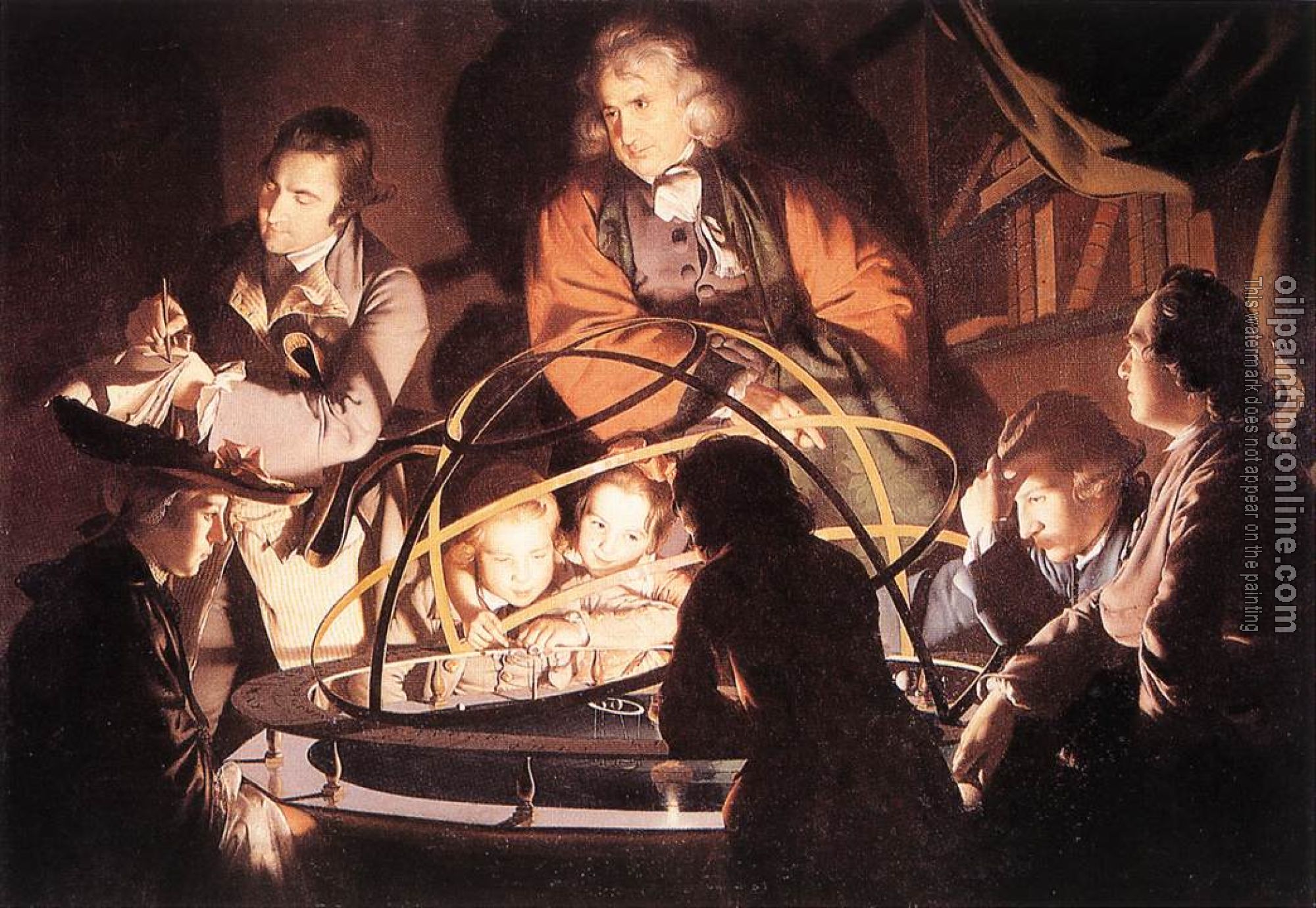Joseph Wright of Derby - A Philosopher Lecturing with a Mechanical Planetary